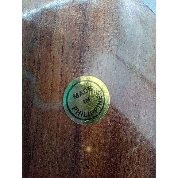 Salt Pepper Shakers Wooden Pineapple Bowl Aloha Hawaii Souvenir Vintage 3 Piece - Picture 12 of 14